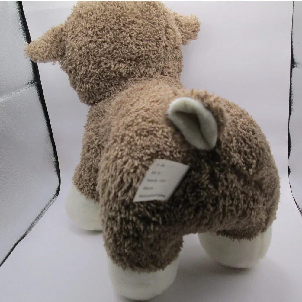Kellytoy 2017 stuffed brown white lamb plush stuffie animal sheep medium